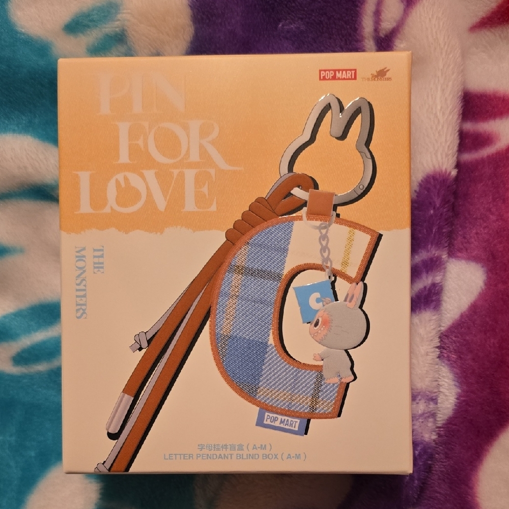Pop Mart Pin for Love Pendant - Letter K